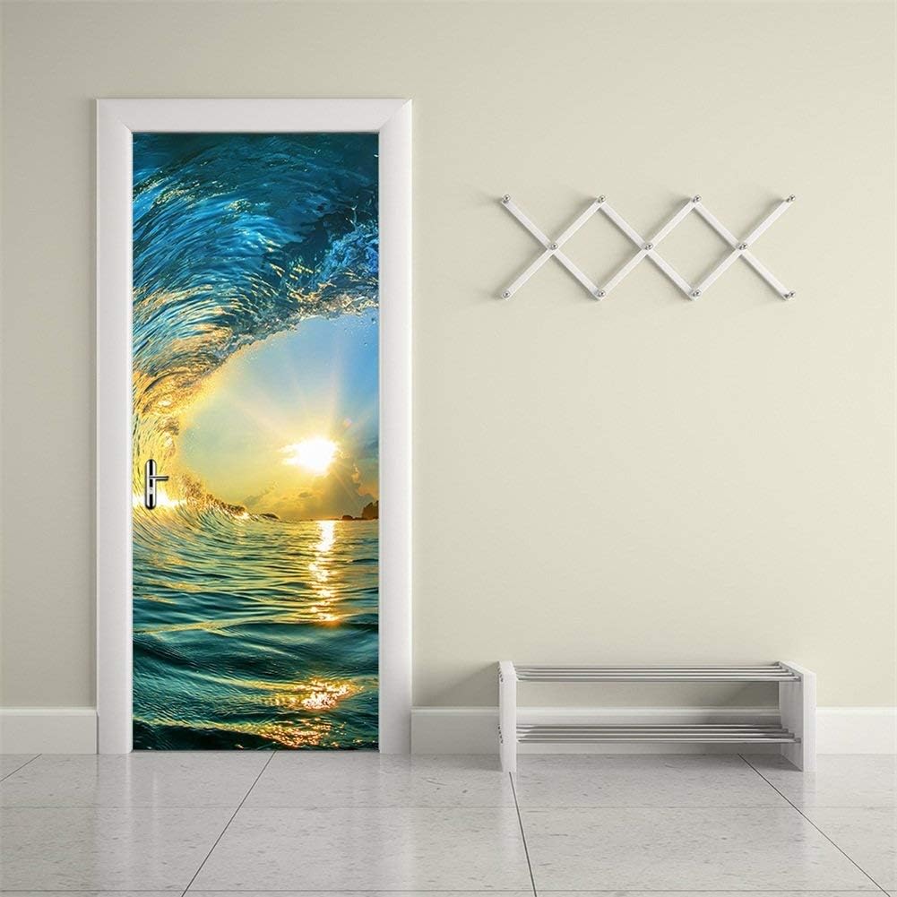 SCPmarts Create Your Desire Vinyl Wall Door Furniture Sticker, 76 x 198 cm, 91 x 213 cm, Multicolour