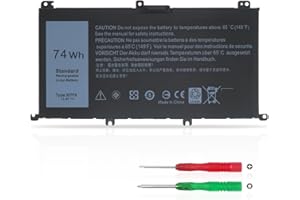 KXRSII 357F9 Laptop Akku für Dell Inspiron 15 Gaming 7559 7557 5577 7567 5576 7566 Series 71JF4 P65F P65F001 P57F P57F001 P57F002 P57F003 11.4V 74Wh