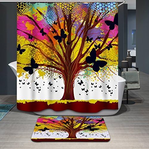 Home Fashion Anti-bacterial Rust Proof Shower Curtains, Width X Height / 72 X 80 Inches / W H 180 By 200 Cm, Polyerster -  -