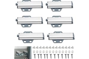 NIYATA 6 pezzi apriportare magnetica, push to open, pressione, smorzatore, cassetto per armadio IKEA BESTA, Ikea pax