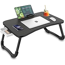 unycos - Tavolo Pieghevole per Coputer Portatile - Vassoio Letto