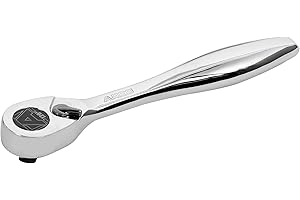 ARES 42068-1/4-Inch Drive 120 Tooth Ratchet – 3 Degree Swing Arc - Reversible Ratcheting Mechanism - Ergonomic Handle and Professional Gear Structure