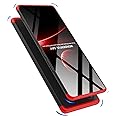 Kapa Double Dip Full 360 Protection Back Case Cover for Vivo V29E (Red, Black)