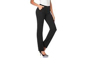 Tapata Damen 71cm/76cm/81cm/86cm Gerade Stretch-Hose mit Taschen Für Büro Geschäft Alltag, Tall/Lang/Regulär/Petite Hose