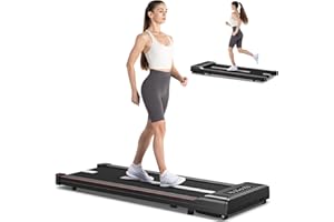 HomeFitnessCode Laufband für Zuhause - Walking Pad 10 km/h unter Schreibtisch Laufpad Gehband Band Traedmill