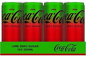 COCA-COLA Coca Cola Zero Sugar Lime Lattina (12 x 250 ml)