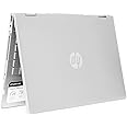 mCover Hard Shell Case for 14" HP Pavilion X360 14-CDxxxx / 14-DDxxxx Series Convertible 2-in-1 laptops (**Not compatible with Any other 14" HP Pavilion X360 Models**) Clear