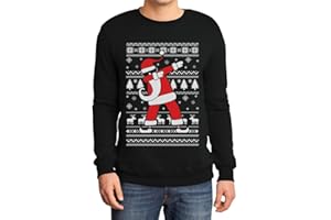 Pullover Herren Weihnachten Dab vom Weihnachtsmann Weihnachtspullover Xmas Pulli Sweatshirt