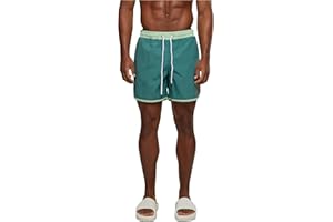 Urban Classics Retro Hombre Bañador Gris Marengo