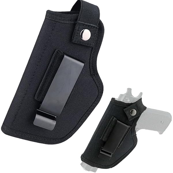Fondina Da Cintura Universale Per Pistola - Nascosta, Tattica - Clip In Metallo - Destra O Sinistra