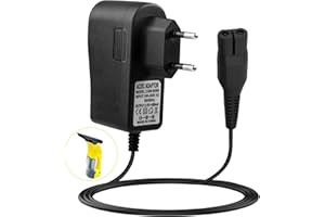 SOLRYN 5,5V 0.6A Chargeur pour Karcher Lave Vitres WV2, WV 2 Plus Adaptateur Secteur Câble Alimentation pour Nettoyeur WV60, WV70, WV75, WV5, WV55, Replacement Chargeur Nettoyeur de Vitre, 1.5 Mètre