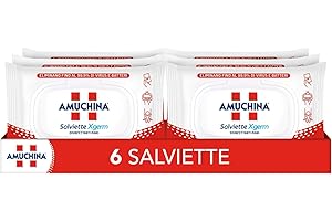 Amuchina Xgerm Salviettine Mani, 6 Confezioni da 20 Salviette Ciascuna