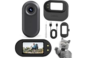 LX-VIECKDUN Mini Action Camera Thumb Camera 720P HD Tiny Portable Vlogging Camera Mount Anywhere Life Waterproof 140 Min Battery Life AI Editing For Vlogging Outdoor Travel Skiing and Riding
