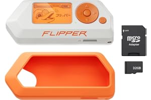 Barium Electronics Flipper Zero Essentials Kit - Flipper Zero | Silicone Case | 32 GB MicroSD Card | Portable Multifunction D