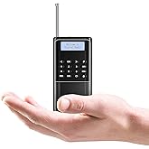 Raddy RD23 Tragbares DAB Radio Klein DAB+ UKW Digitalradio mit Akku taschenradio mit BT Küchenradio (Schwarz)