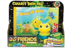 Playskool Glo Friends Strong All Along! - Storytime with Bumblebug - Book with Glowing Toy - Social Emotional Learning SEL Toy - Ages 2+
