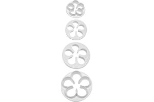 PME - Tagliapasta per Cake Design - Fiore 5 Petali, Confezione da 4