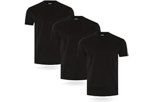 FM London Confezione da 3/5 Maglietta da Uomo - T-Shirt Premium con Design Leggermente Aderente - Maglietta Super Morbida Realizzata in Cotone 100%