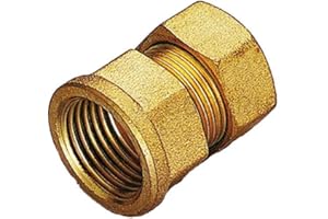 Raccordo A Compressione Dritto Femmina 14 X 1/2" Per Rame Tiemme
