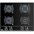 TEKA GBC 64000 KBA 4 Burner Built in Gas on Glass Hob in 60cm