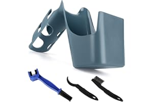 JNUYISW Nettoyeur de Chaîne de Vélo, Brosse de Nettoyage pour Chaîne de Vélo Boîte à Outils De Stockage D'huile Anti-éclaboussures kit d'outils de nettoyage de vélo pour VTT Moto Chaîne