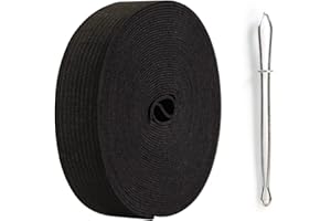 AHPYEUHK Elastique Couture 20mm Bandes Élastiques Couture Noir 6M élastique Large Elastique Perruque,Ruban Elastique,Bande Elastique Couture Large Ceinture Bande pour Couture