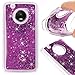 Produktbild Ouneed® Für moto G5 plus Hülle , Transparente Quicksand Glitzer bling Fall Cove Für moto G5 plus (Lila)