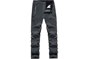 BWBIKE Męskie Zimowe Gruby Polar Ciepłe Spodnie Wiatroszczelne Wodoodporne Spodnie Wędrówki Spodnie Soft Shell Męskie