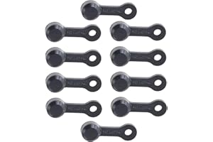 LNYMZD 10 Stück Schwarz Fahrrad Bremsentlüfter Gummikappen Staubschutz Bremsentlüfter Nippelkappe für Autos und Motorräder - Schwarz Bremsanlagen Bremsen