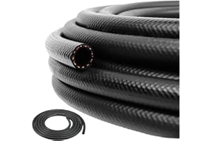 RAIRSKY 3 Metri Tubo Benzina 6mm, Mini Tubo Benzina,Tubi Del Carburante e Della Benzina,Tubo Gasolio,Kit Tubo Benzina,Tubo per benzina NBR per Motore Automobile Trattore Piccoli Motori Scooter