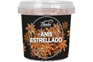 BEMBO QUALITÀ D'AUTORE Anís estrellado Bembo 20 g - Especia de Sabor Dulce, con Regusto a Canela y Clavo - Ideal para Carnes, Pescados, para Endulzar Tés y Cafés - Especia más Usada en la Cocina Oriental