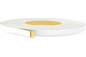 UNMAR White PVC Edge Banding 15 mm x 7.5 m - Peel and Stick Strong Adhesive, Easy Application - Flexible and Durable White PVC Edging Tape for Furniture Restoration