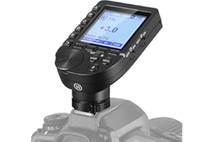 NEEWER QPRO-N TTL Wireless Flash Trigger Compatible with Nikon 1/8000s HSS Tilting Design LCD Screen 5 Button Sets 9 Adjustable Functions for Q4 Q3 Z1 Z760 NW420 NW655 NW665 S101-300W/400W PRO