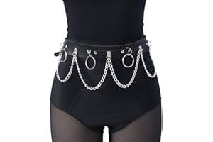 crazy bean Catene In Vita In Pelle Punk Imbracatura Cinture Per Pancia A Strati Alla Moda Catena Regolabile Per Donne E Ragazze Discoteca Feste Rave
