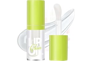LOPHE Lip Oil, Lip Gloss Transparente con Efecto Volumen y Hidratante, Lip Glow Oil con Acabado Brillante, Brillos de Labios para Brillante Hidratante, Elimina Arrugas y Cuidado Labial