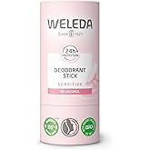Weleda – Desodorante Sólido Piel Sensible 24h, Formato Stick 100% Natural, Sin Sales de Aluminio ni Alcohol, con Bisabolol y 