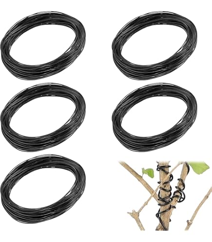 Basteldraht fr,Bonsai Aluminiumdraht,Bonsai Draht,Flexibler Eisendraht,  Kreatives Bonsai-Kit, 5 Gren, Eloxierter Aluminium-Bonsai-Draht  1,0 mm,  1,5 mm, 2,0 mm, 2,5 mm, 3,0 mm (50 Meter) (Schwarz) : Amazon.de: Garten
