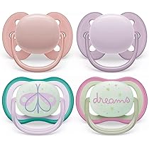 Ciucci Ultra Morbidi Philips Avent Per Neonati 0-6 Mesi - Set Da 4 Con Custodia Sterilizzatrice - Foto 7