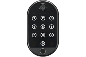 Yale Clavier Connecté à Empreinte Digitale, Fonctionne avec les appareils connectés Yale, Accès sans clé, Installation facile, Code d'entrée personnalisable, Clavier rétroéclairé, 4 Piles Founies