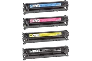 ENCRE BREIZ Pack 4 Toners Compatibles remplacent 054 h pour Canon Image Class MF640C MF641CW MF642CDW MF643CDW MF644CDW MF645CX LBP621CW LBP622CDW LBP623CDW