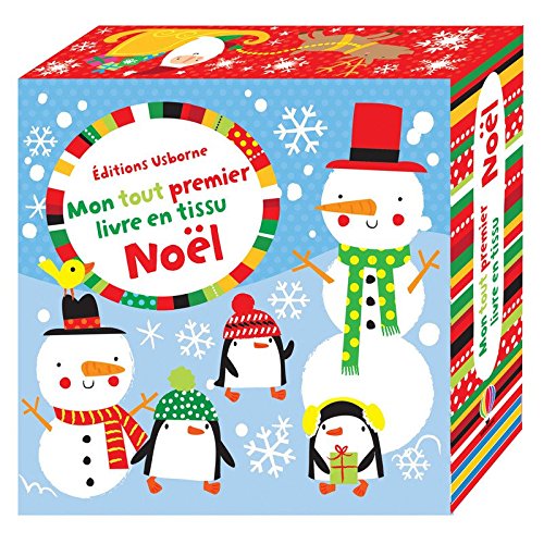 couverture de : Avec mon doigt? Mon tout premier livre en tissu  No&euml;l