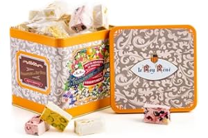 LE ROY RENÉ Epicerie Fine - Nougaterie du Roy René. Nougat (...) (Petits nougats - Boite métal tradition 230g.)