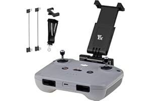 LYONGTECH Supporto per tablet RC-N3, N2, N1, N1C da 7,9 a 11 pollici, con cavo RC, cordino per DJI Air 3S/3/2S/2, Mini 4K/2 SE/5/4 Pro/3, Neo, Flip, Mavic 3 controller, accessori di controllo serie