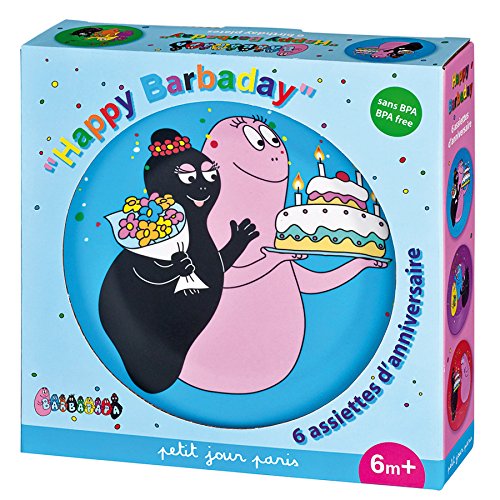 Barbapapa BA965F Geschenkbox-6 Teller Sortiment Happy Barbaday - 2