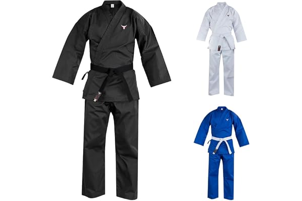 Mytra Fusion Karate Uniform Flera storlekar och färger, Ultralätt Karate Uniform för män, kvinnor och barn