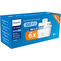 Philips Taste+ Water Filter Cartridges, 6-Pack - Reduces Microplastics, Chlorine, Limescale, Heavy Metals - View #2