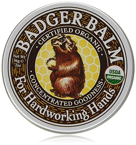 Badger Balm para Hard Manos de trabajo Certified Organic concentrado Bondad 56g