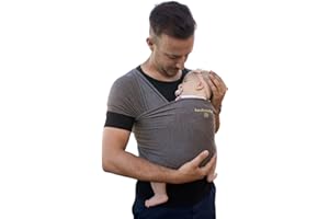 Amarsupiel | Fascia Porta Bebe Bambini e Neonati in bambù | Marsupi elastico per bambini facile da usare | Certificato OEKOTEX in bambù | Prodotto in Germania.