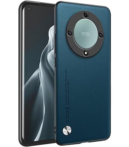 UPLAI Funda Para Honor Magic 5 Lite 5G (Magic5 Lite), Ultra Delgado Suave Silicona Líquida Antigolpes Carcasa Con Premium Forro Fibra, Toque Estuche Caso.Azul