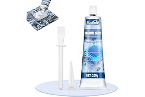 NoxGule Pâte Thermique Processeur, Thermal Paste, Pate Thermique Ps4, Pate Thermique Convient pour CPU, Gpu Mémoire, Réfrigérateur pour Camping-Car, Résistant aux Hautes Températures, 200g(Blanc)
